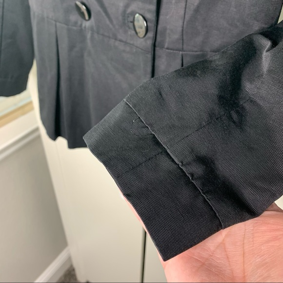 French Connection Gathered Collar Double Breasted Blazer - Picture 4 of 11